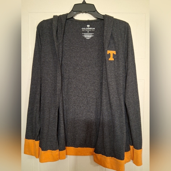 Colosseum Sweaters - University Of Tennessee Hooded Cardigan